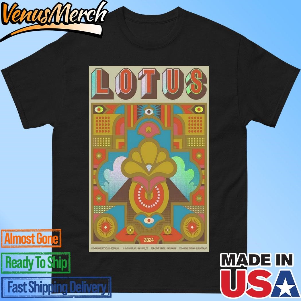 Official Lotus Fall Tour October 2024 Poster Shirt