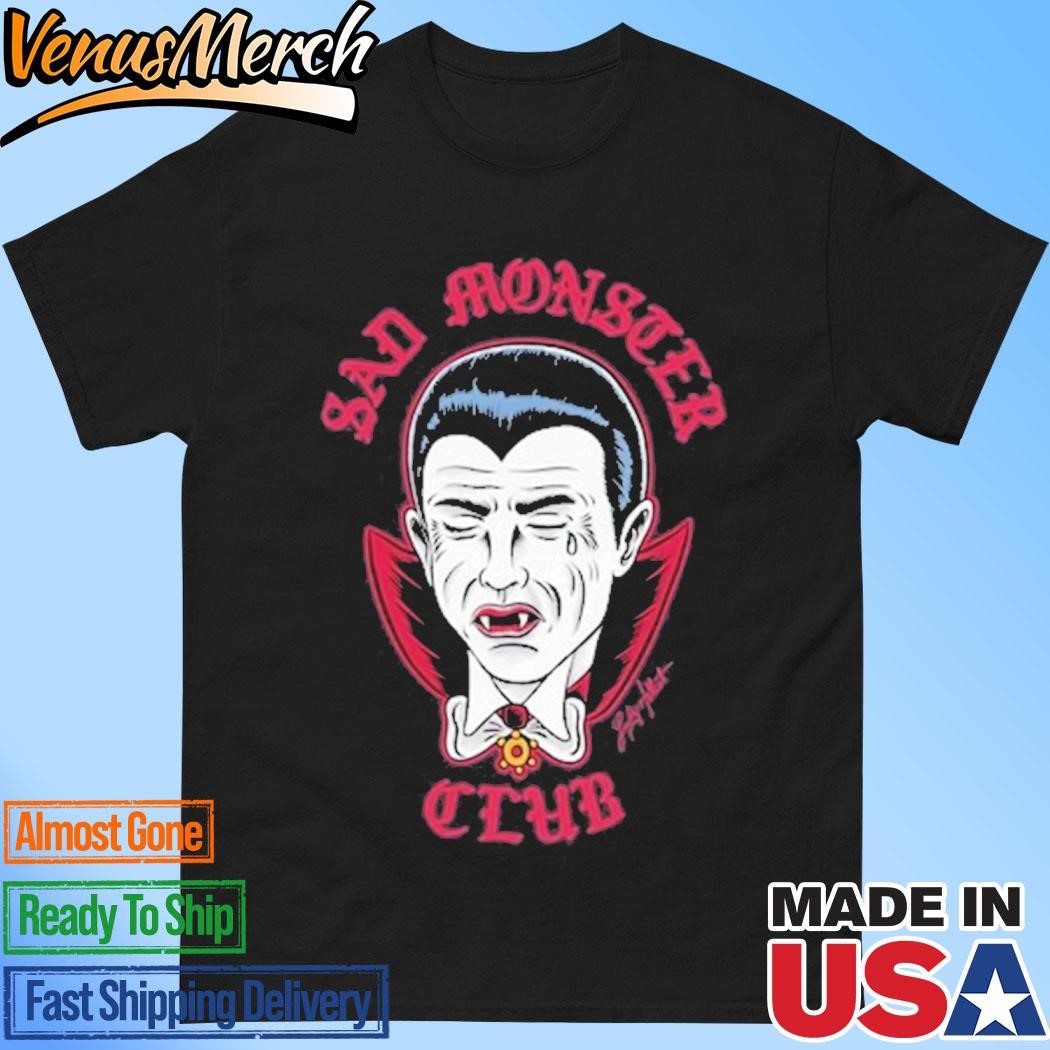 Official Lucky Hellcat Dracula Sad Monster Club Shirt