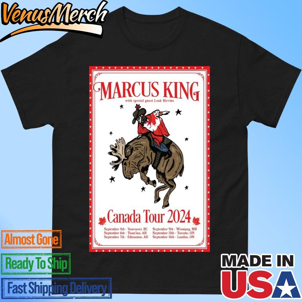 Official Marcus Special Gust Sept 7 2024 King Canada Tour Poster Blevins Shirt