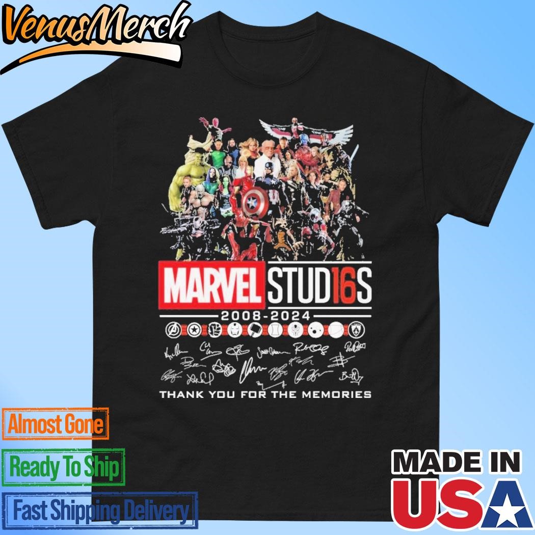 Official Marvel Studios 2008-2024 Signature Thank You For The Memories Unisex T-Shirt