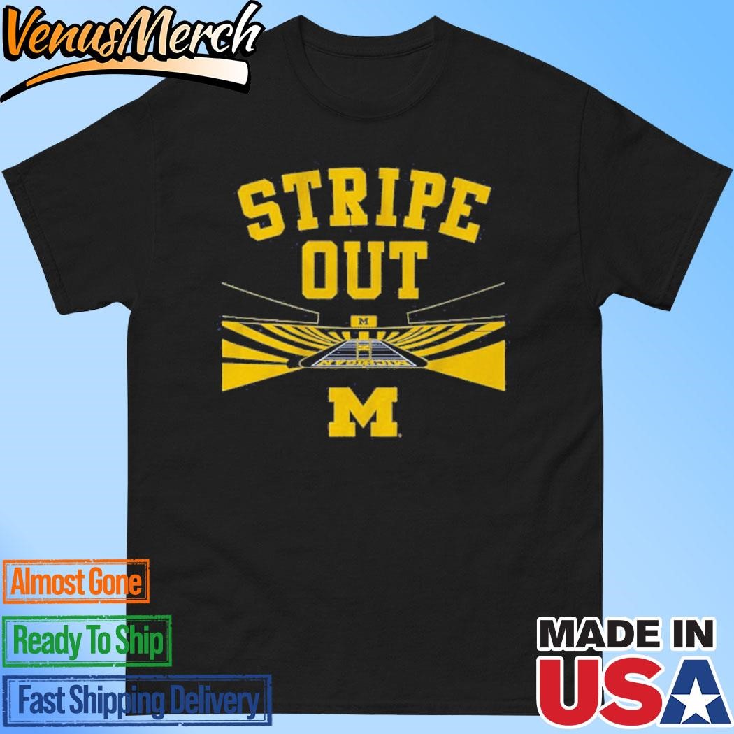 Official Michigan Football Big House Stripe Out Shirt