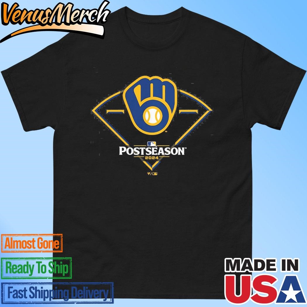 Official Milwaukee Brewers 2024 MLB Postseason Around The Horn T-Shirt