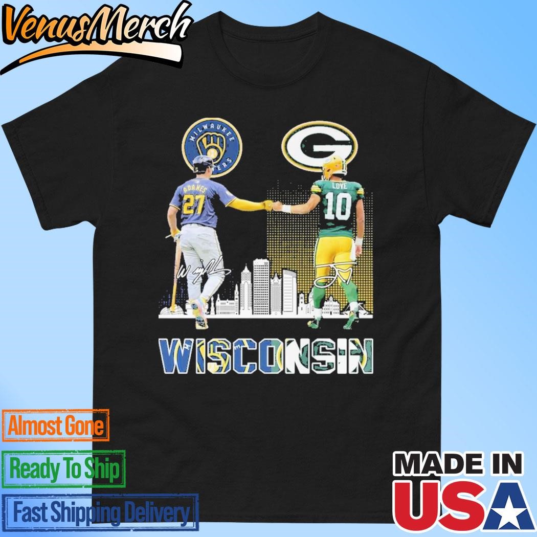 Official Milwaukee Brewers x Green Bay Packers Signature Unisex T-Shirt