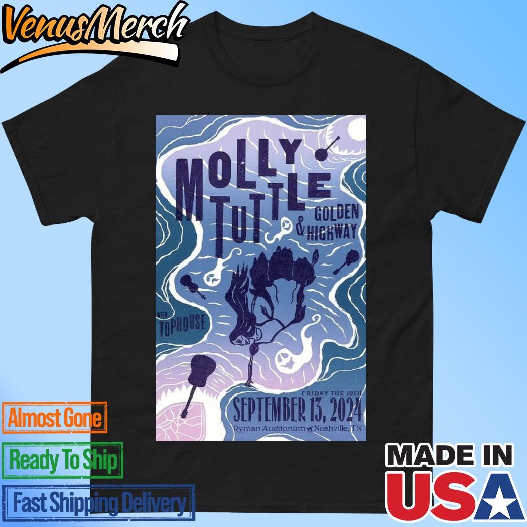 Official Molly Tuttle At Ryman Auditorium In Nashville, TN On September 13 2024 Poster Shirt