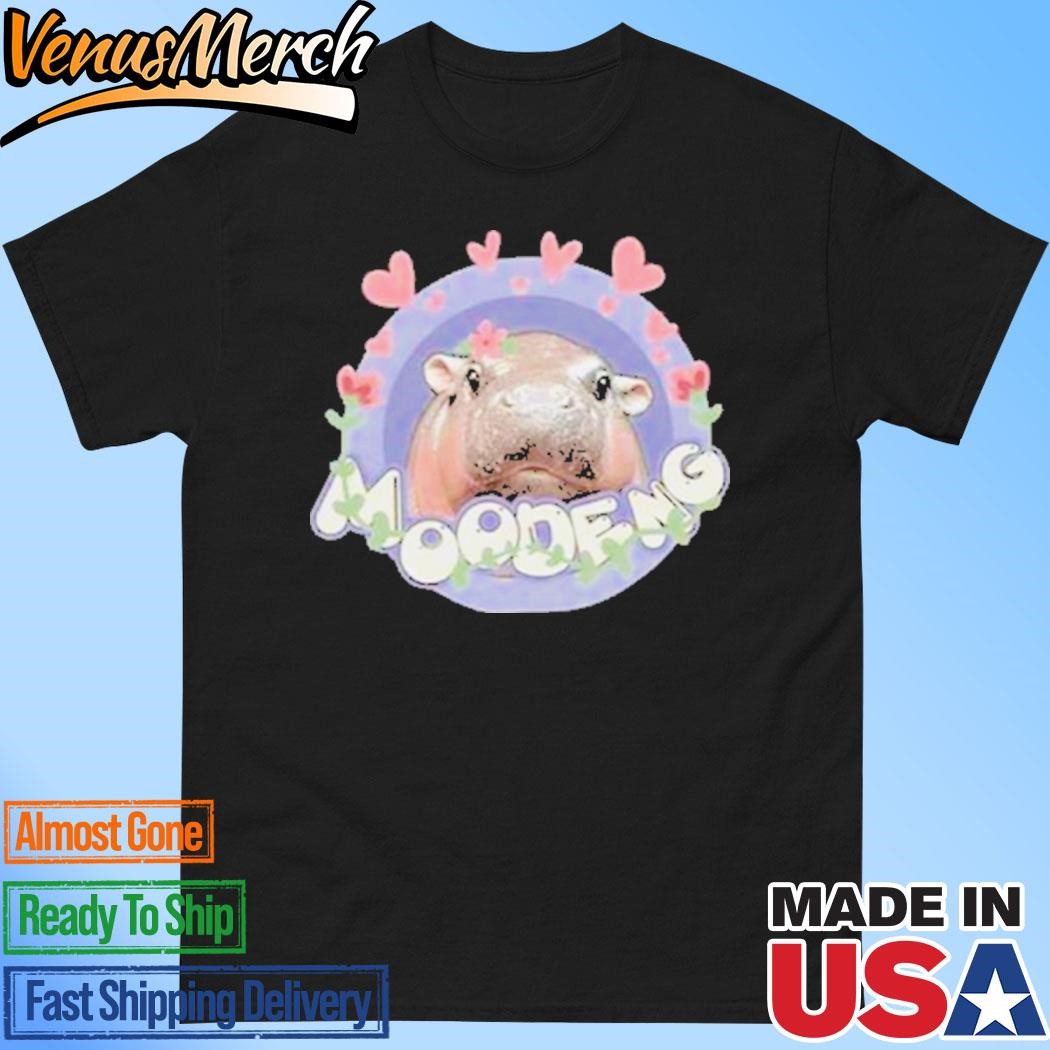 Official Moo Deng Bouncy Pig Baby Hippo Khao Kheow T-Shirt