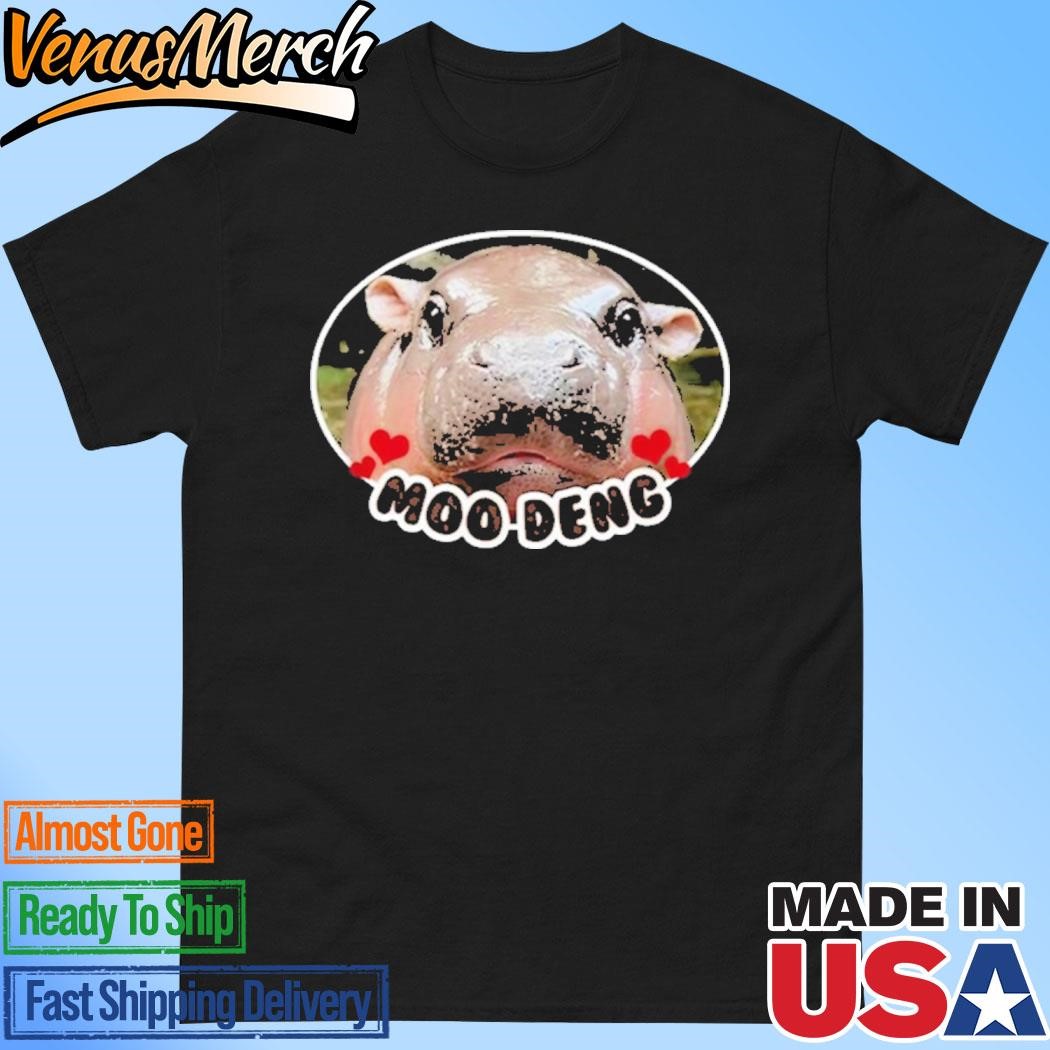 Official Moo Deng Bouncy Pig Cute Thai Baby Hippo Shirt