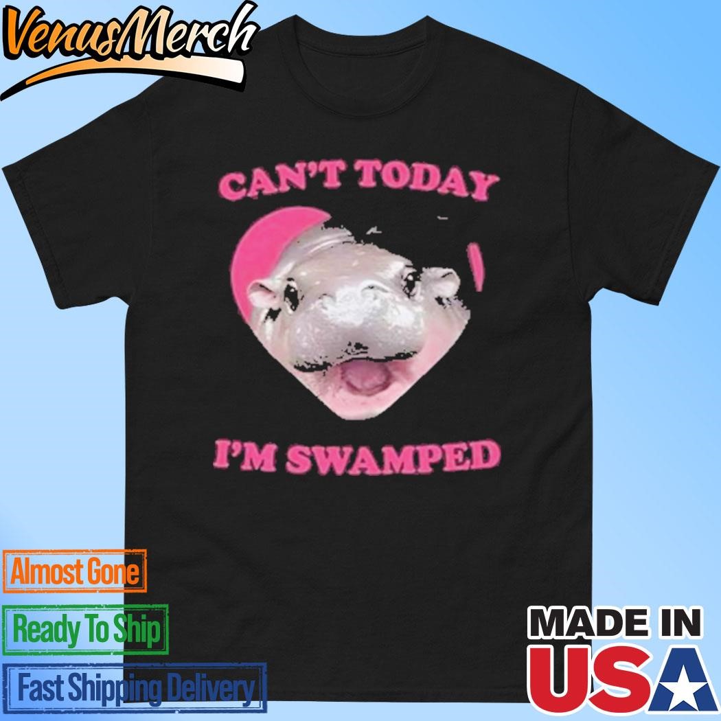 Official Moo Deng Can’t Today I’m Swamped T-Shirt