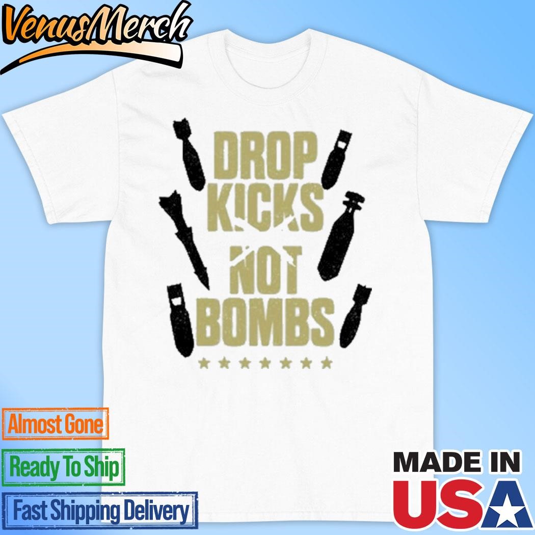 Official Mustafa Ali Drop Kicks Not Bombs Shirt