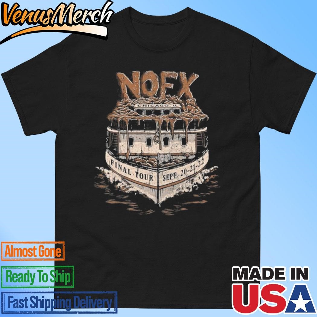 Official NOFX Chicago, IL Final Tour Sept 20-21-22 2024 Shirt