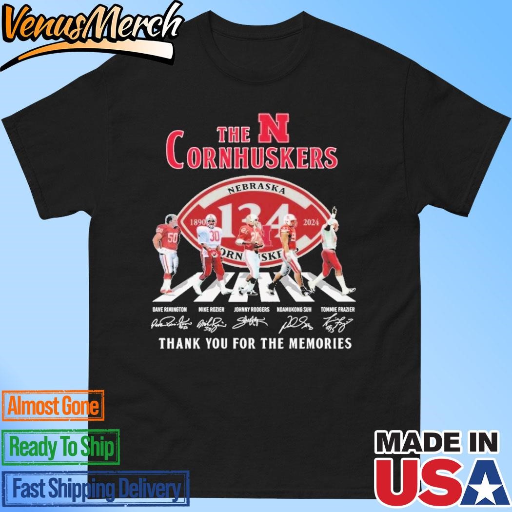 Official Nebraska Cornhuskers 134 Seasons 1890-2024 T-Shirt