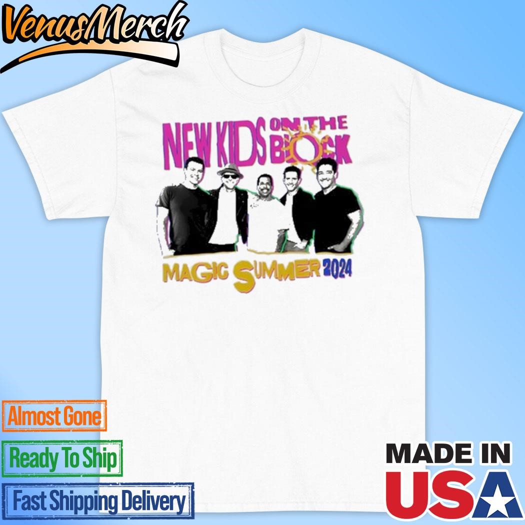 Official New Kids On The Block Magic Summer 2024 T-Shirt