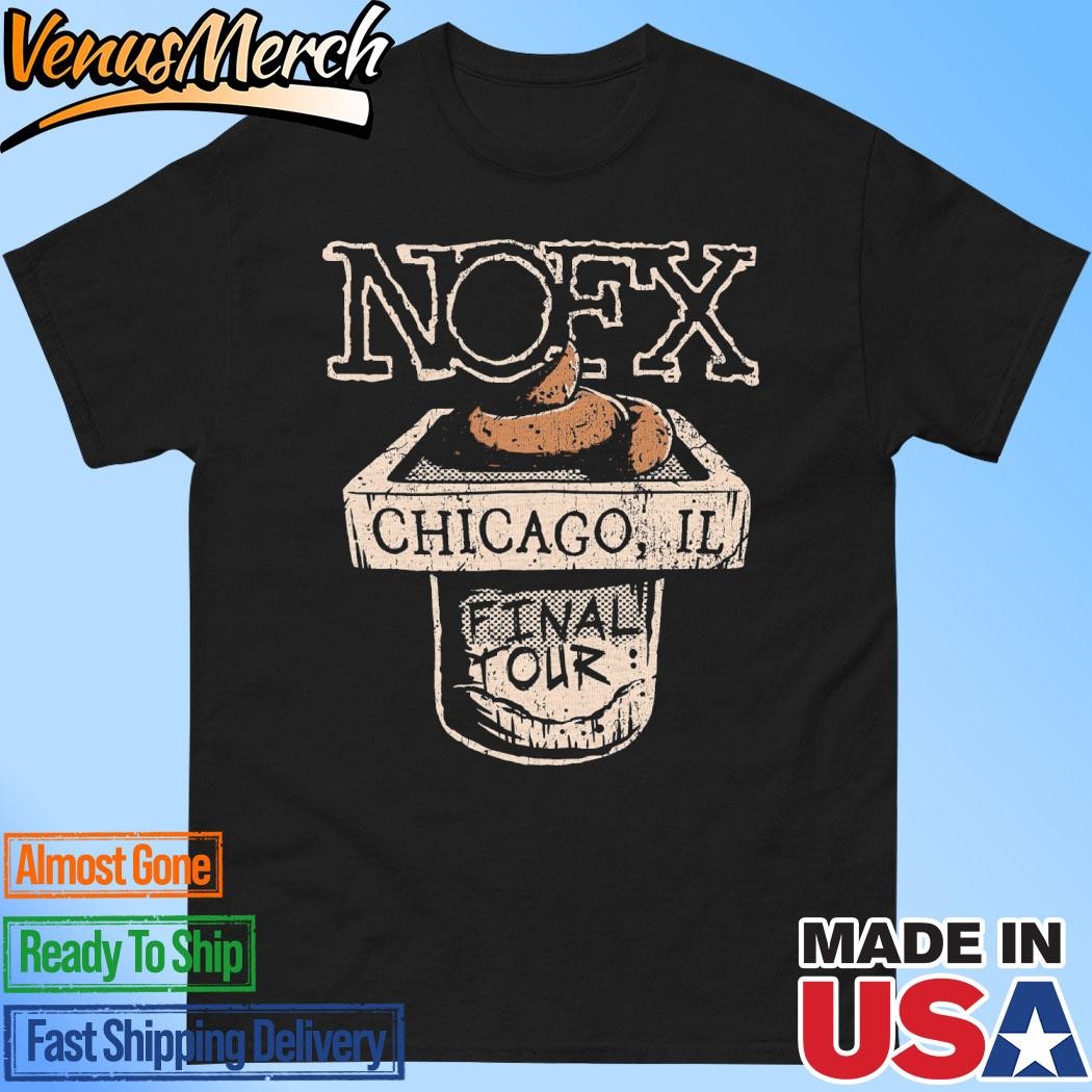 Official Nofx Chicago, Il FInal Tour Shirt