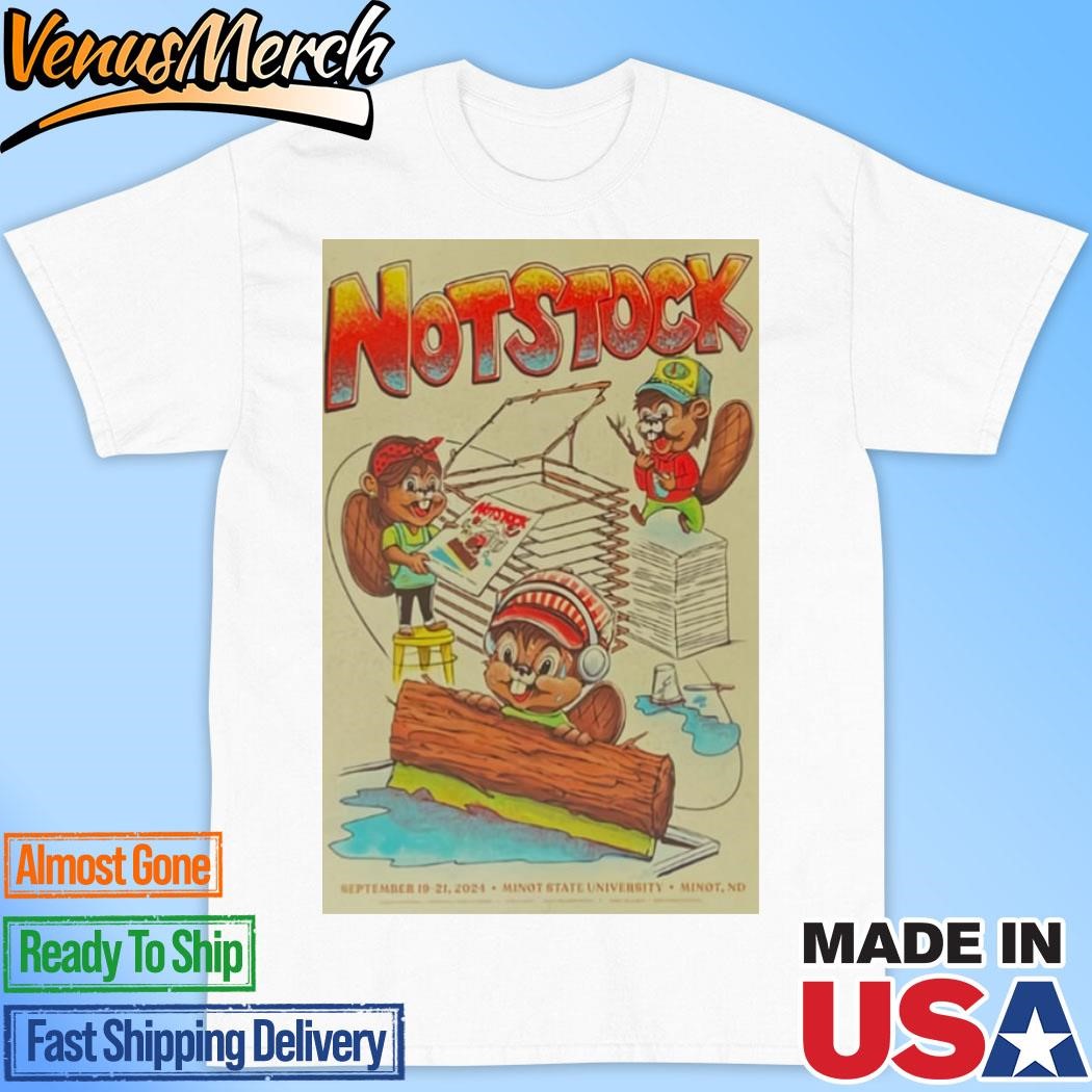 Official Notstock Poster Show Minot State University Sept 19-21 2024 Minot, Nd Shirt