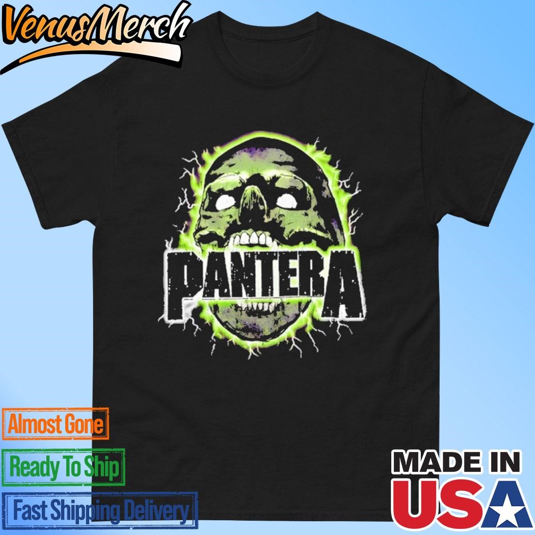 Official Pantera Shocked Skull T-Shirt