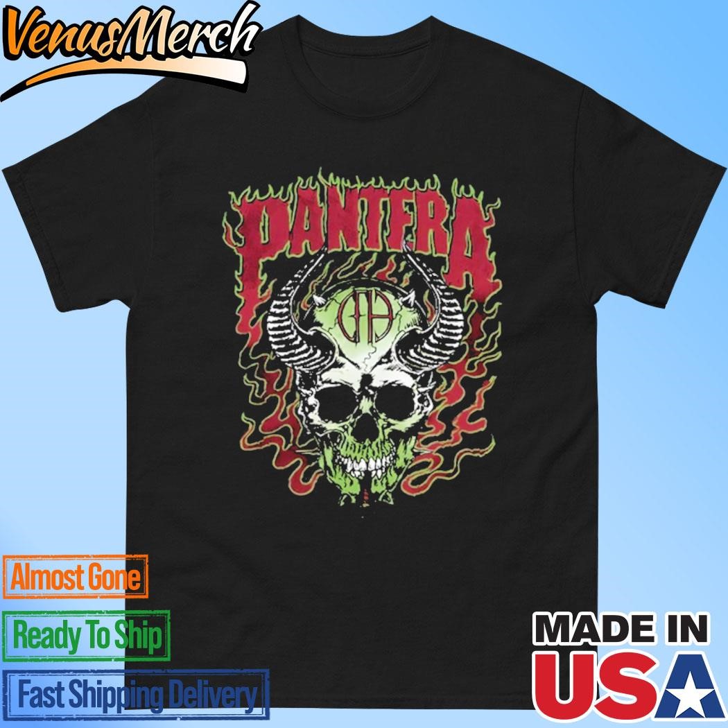 Official Pantera Smoking Skull 2024 Shirt