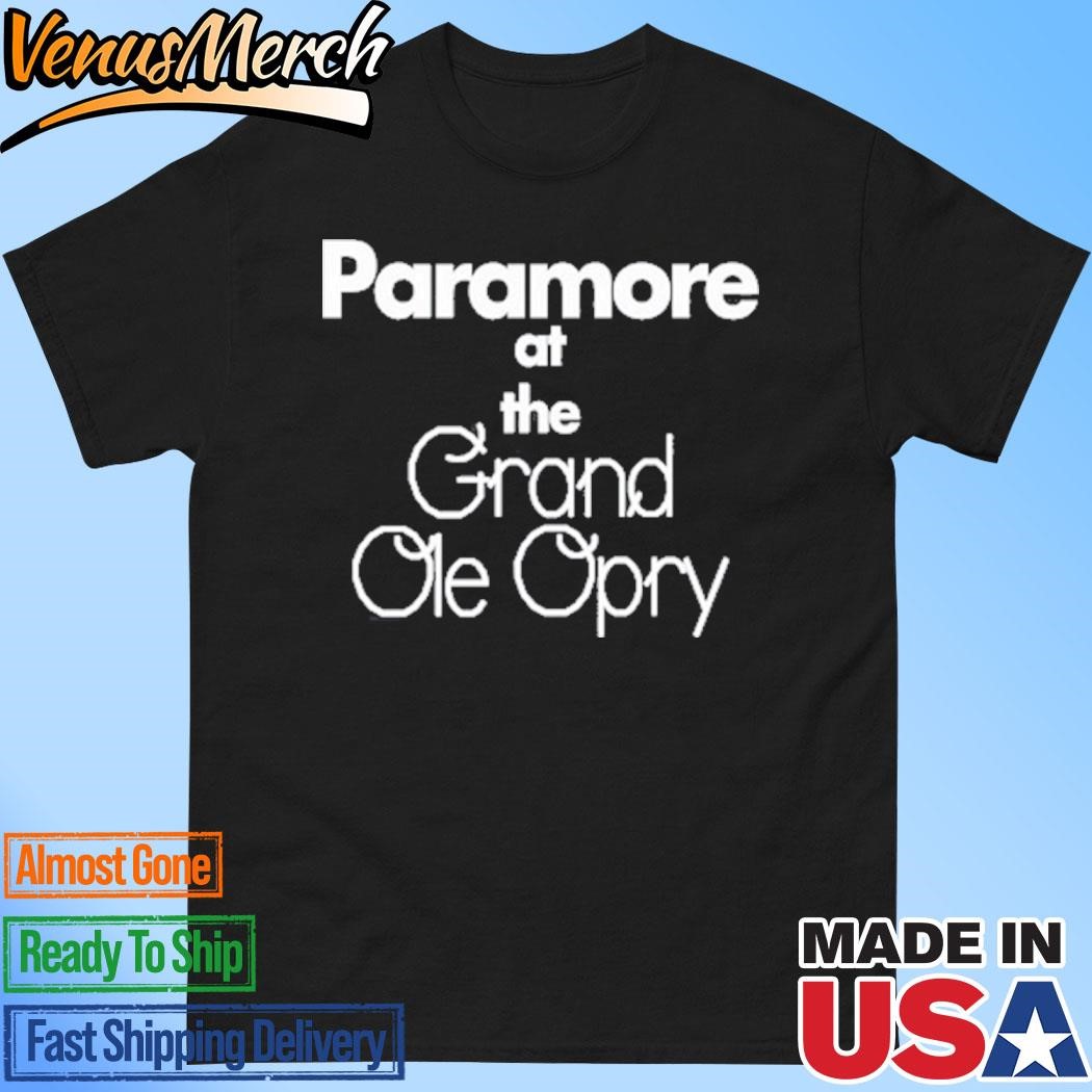 Official Paramore At The Grand Ole Opry Shirt