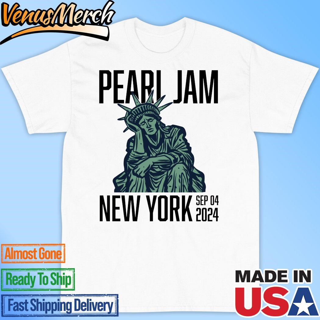 Official Pearl Jam Dark Matter World Tour 2024 Event Tee At Madison Square Garden New York NY On September 3rd 2024 Shirt