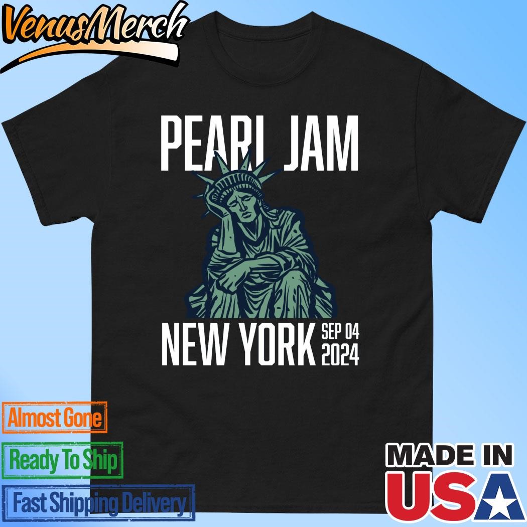 Official Pearl Jam Event Tee For Night Two In New York City At Madison Square Garden On September 4th Dark Matter World Tour 2024 Shit