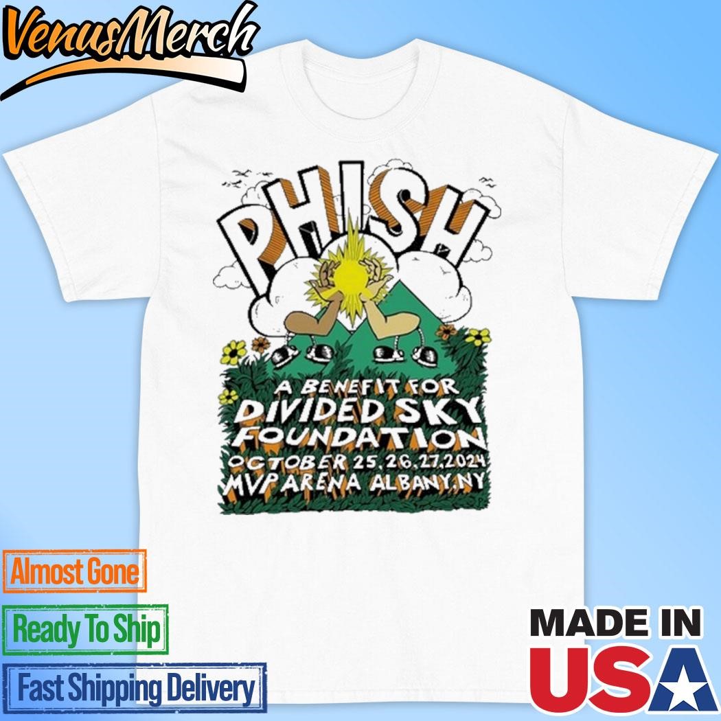 Official Phish Oct 25-27 2024 MVP Arena In Albany, NY Concert Shirt