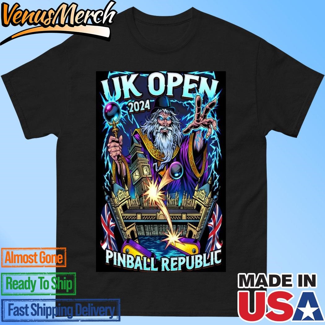 Official Pill Republic UK Open 2024 Event Poster Shirt