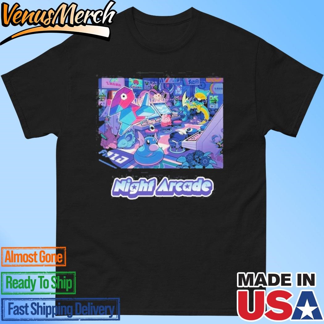 Official Pokémon Night Arcade 2024 T-Shirt