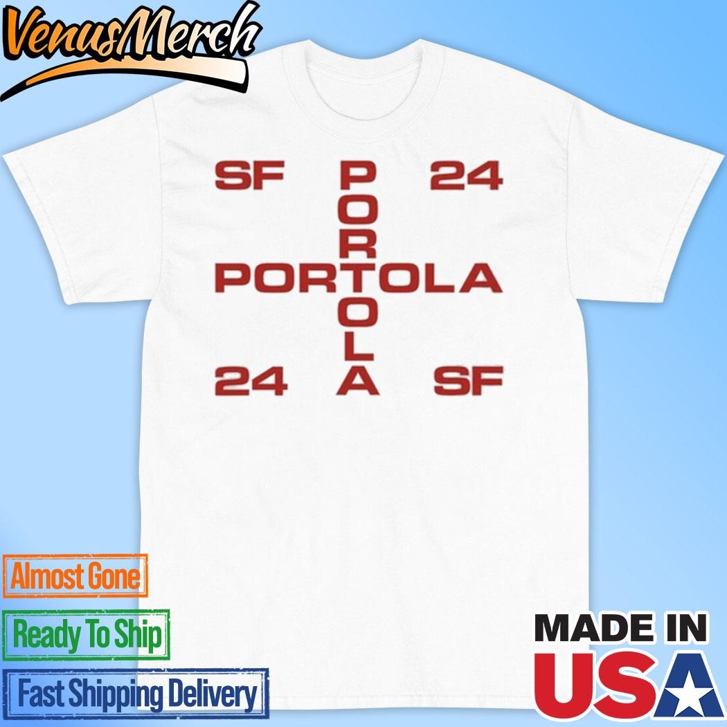 Official Portola Cross Logo Lineup 2024 T-Shirt