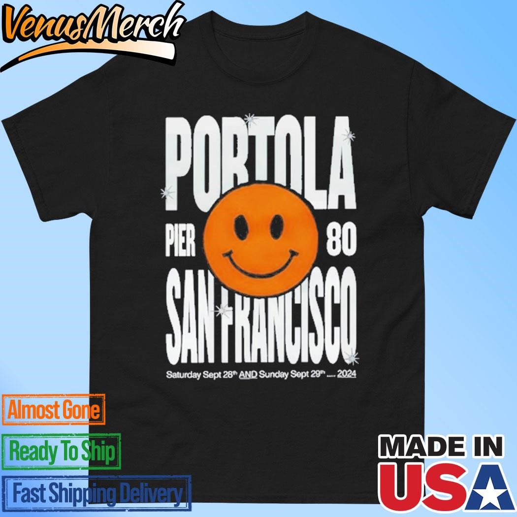 Official Portola Smiley Lineup Shirt