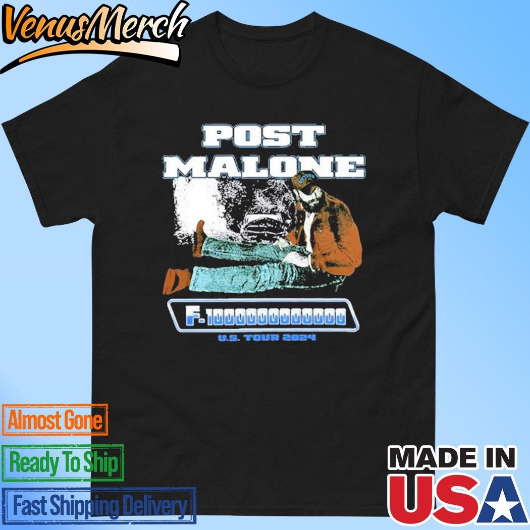 Official Post Malone F-1 Trillion Tour 2024 Shirt