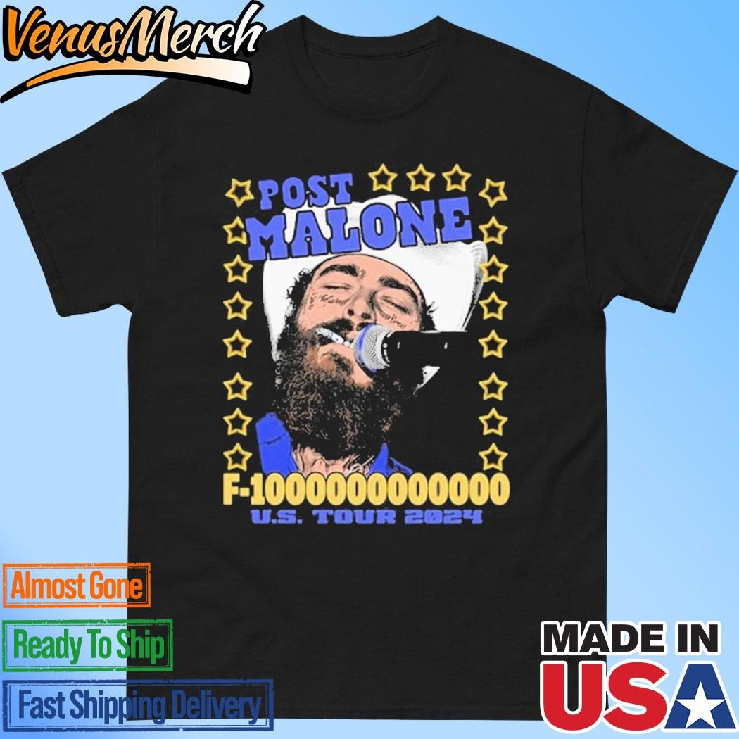 Official Post Malone F-1 Trillion Us Tour 2024 T-Shirt