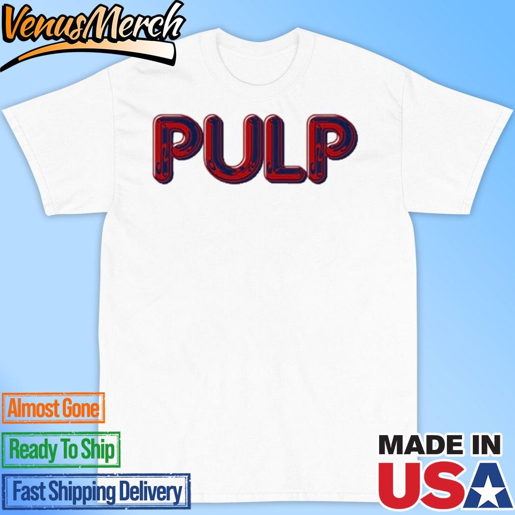 Official Pulp Us Tour Encore Ecru Shirt