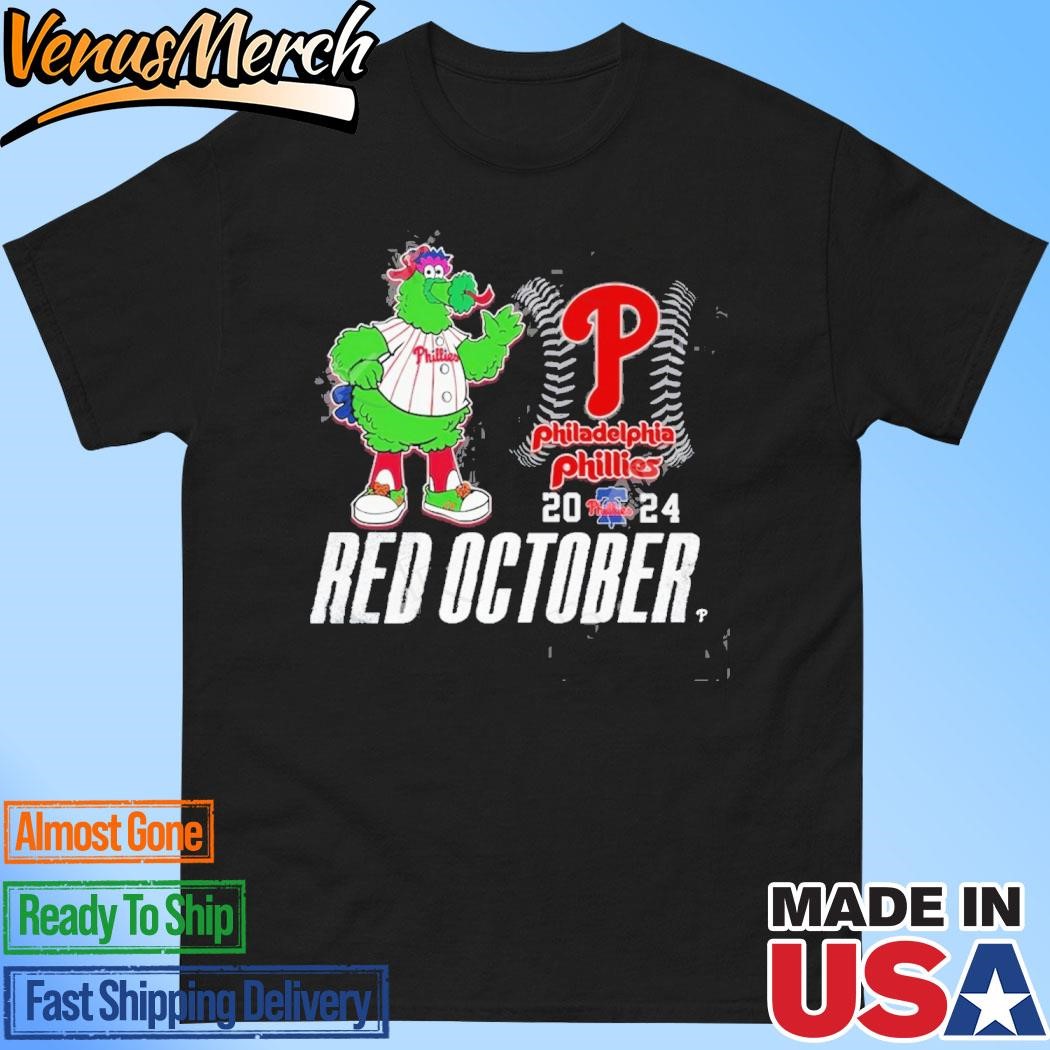 Official Red October Philadelphia Phillies 2024 T-Shirt