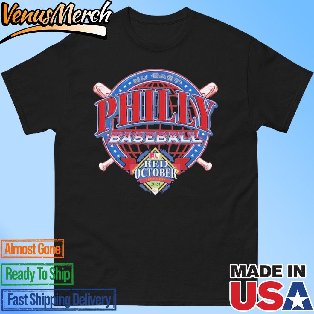 Official Red October Philly Baseball 2024 Shirt