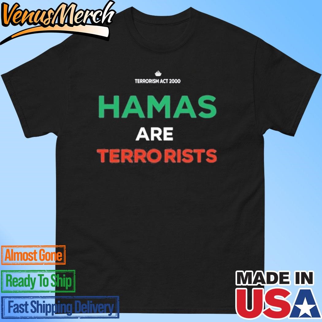 Official Robert Jenrick Wearing Hamas Are Terrorists Shirt