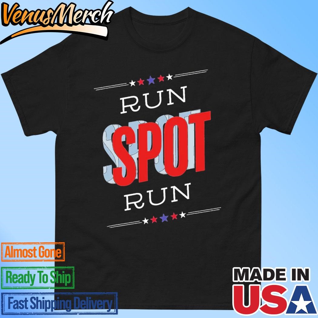 Official Run Spot Run Funny Debate Donald Trump 24 Kamala T-Shirt