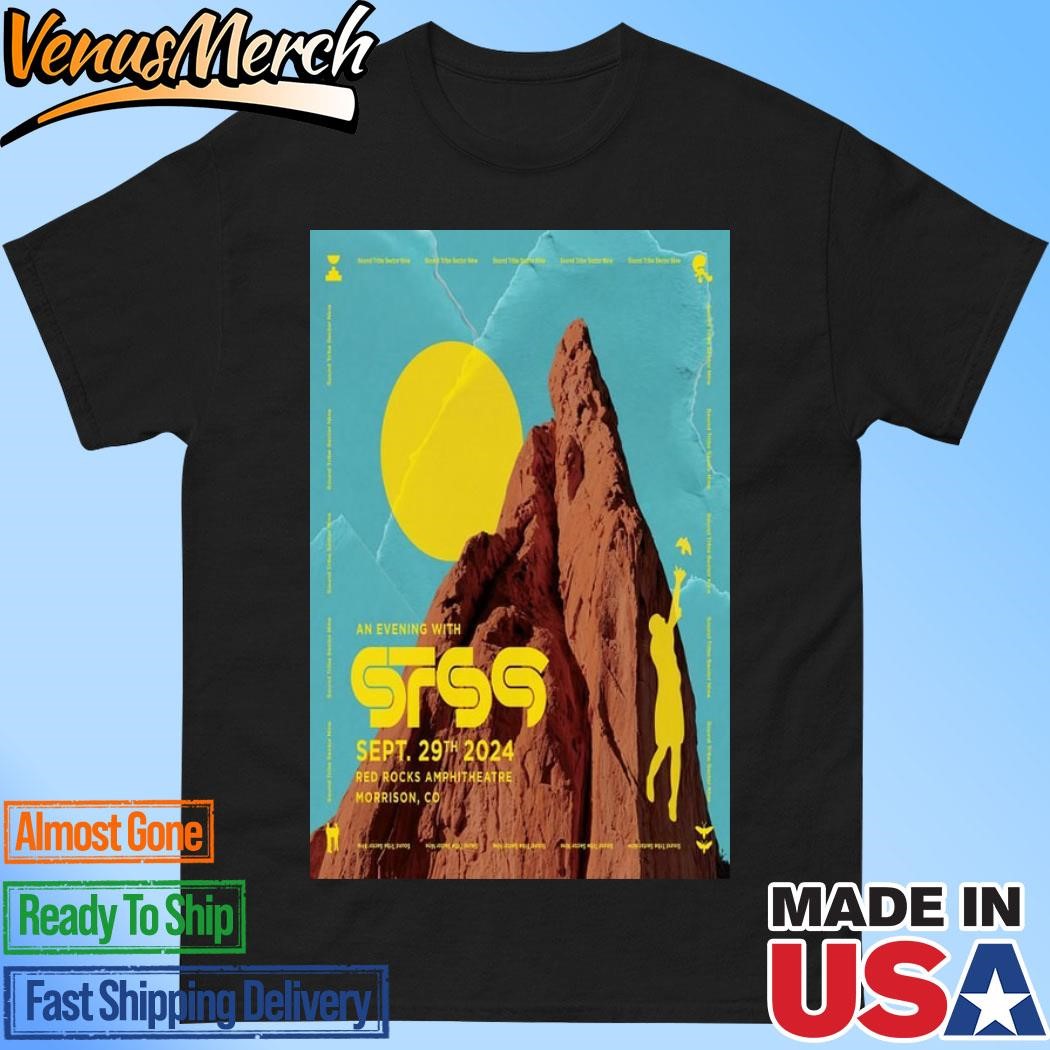 Official STS9 Sept 29th, 2024 Red Rocks Amphitheatre Event Poster Shirt