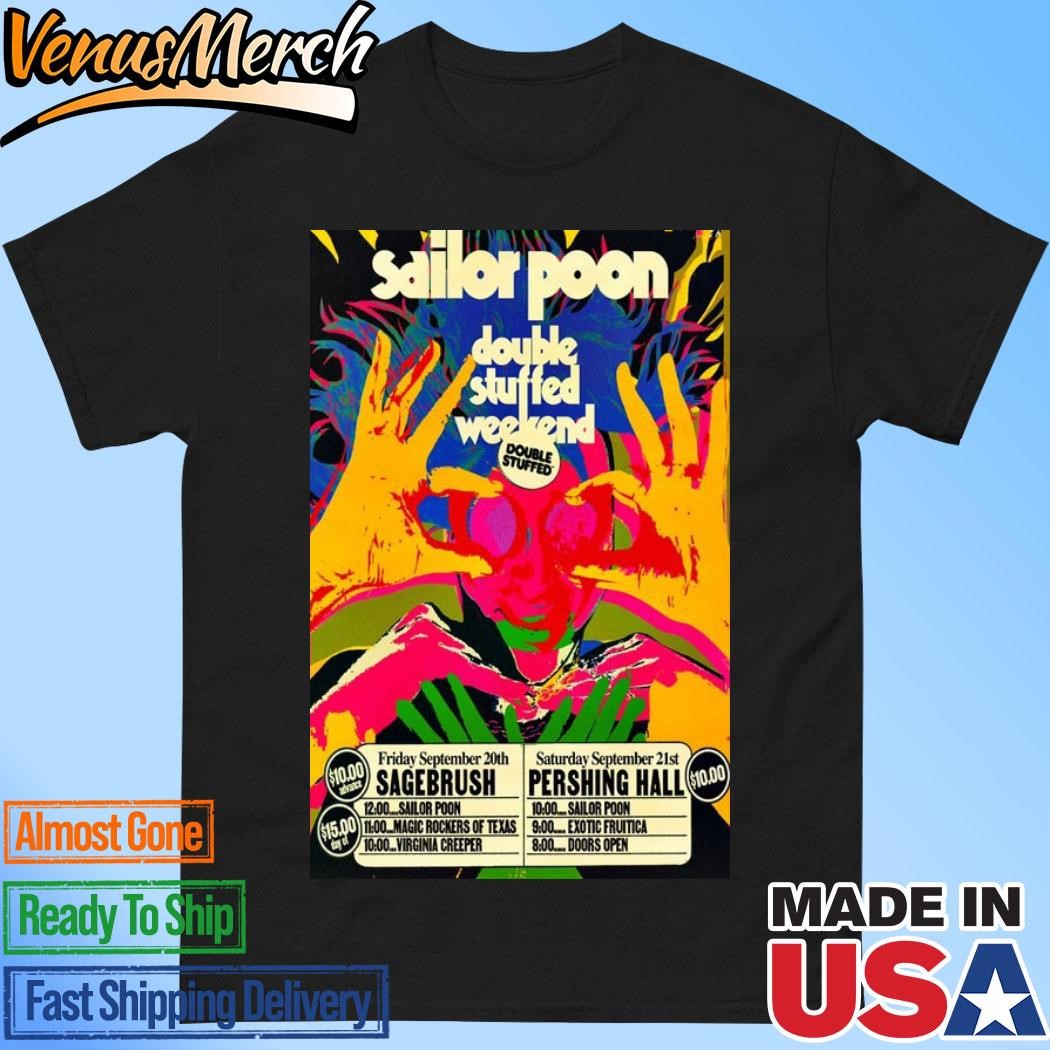 Official Sailor Poon Texas On Sep 20-21 2024 Tour Poster Shirt