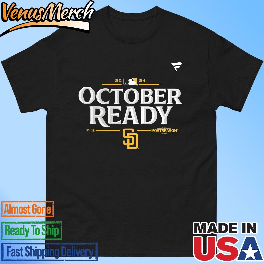 Official San Diego Padres 2024 MLB Postseason Locker Room T-Shirt