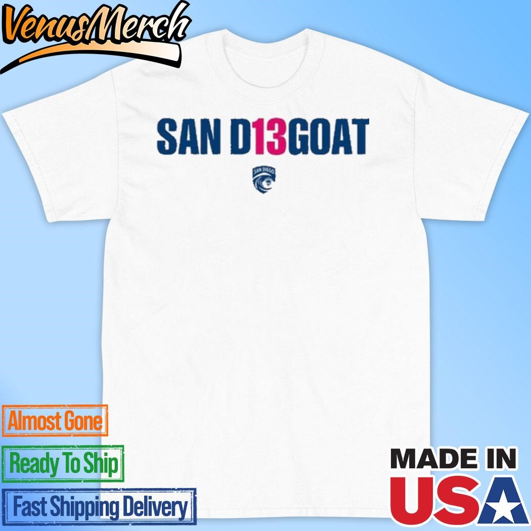 Official San Diego Wave Fc San D13 Goat Shirt