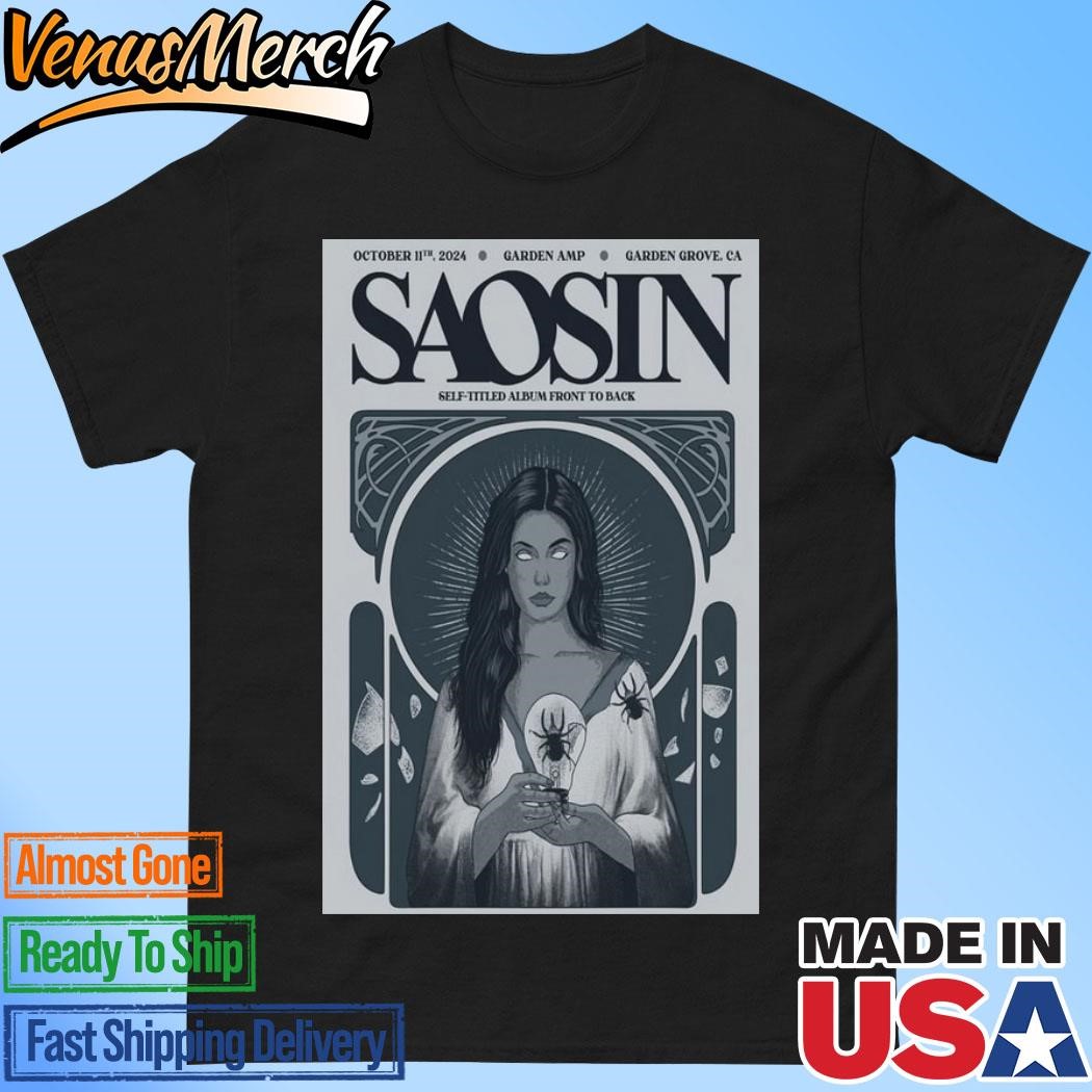 Official Saosin October 11 2024 Live At Garden Amp, Garden Grove CA Poster Shirt