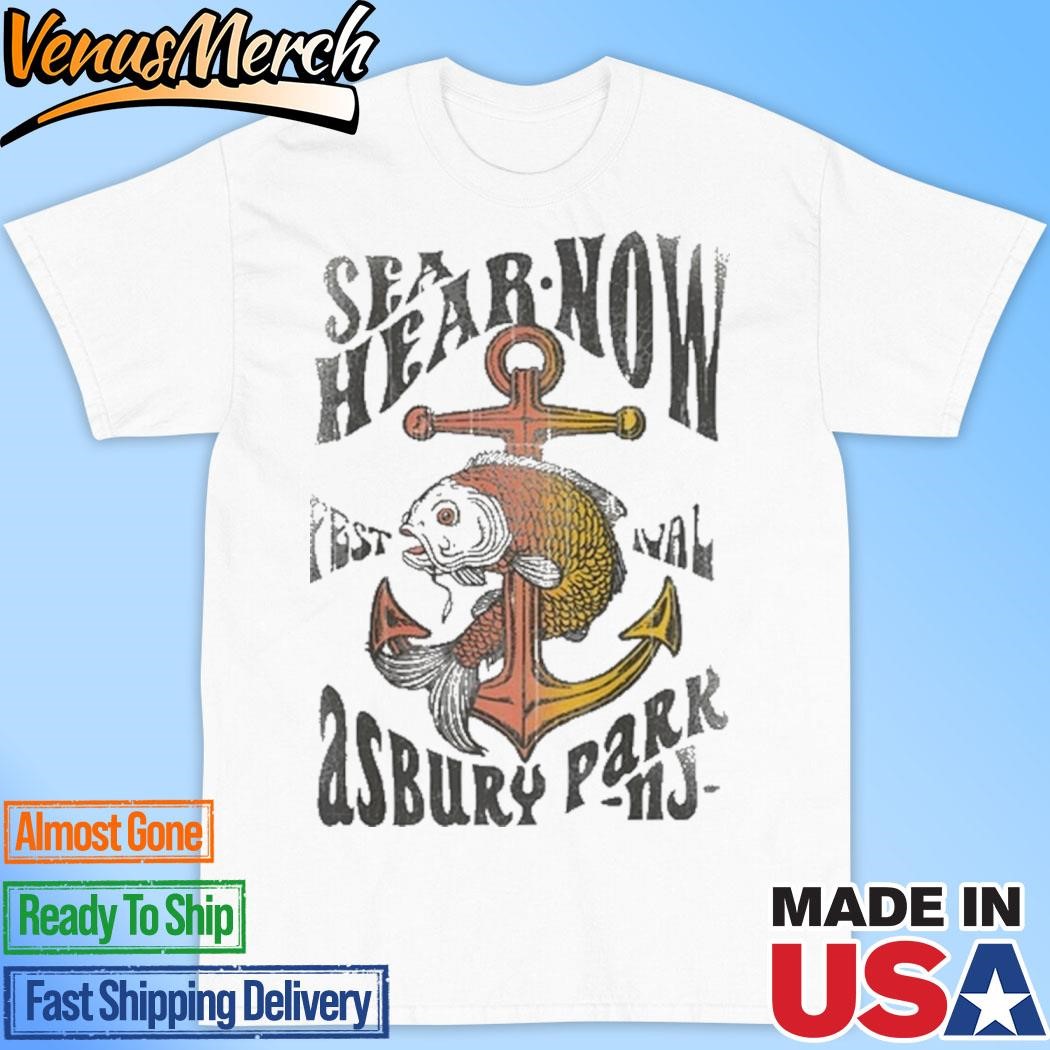 Official Sea Hear Now Festival Asbury Park Nj Fish & Anchor Lineup 2024 Shirt