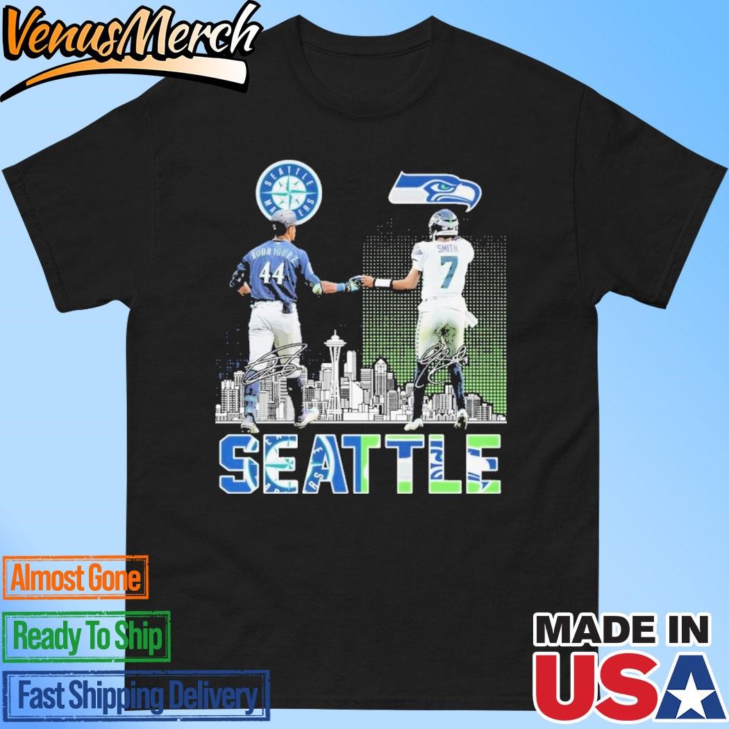 Official Seattle Mariners x Seattle Seahawks Signature Unisex T-Shirt