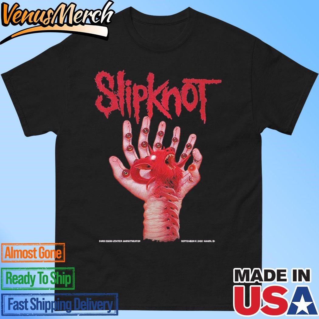 Official Slipknot 2024 Tour Tee 25th Anniversary For Nampa ID At Ford Idaho Center Amphitheater On September 11 2024 Two Sides Print Classic T-Shirt