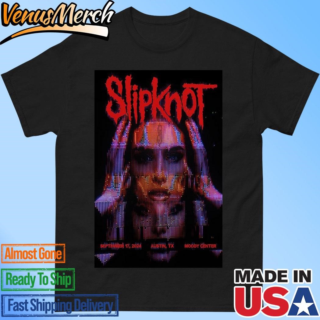 Official Slipknot Austin, TX September 17 2024 Moody Center Concert Poster Shirt