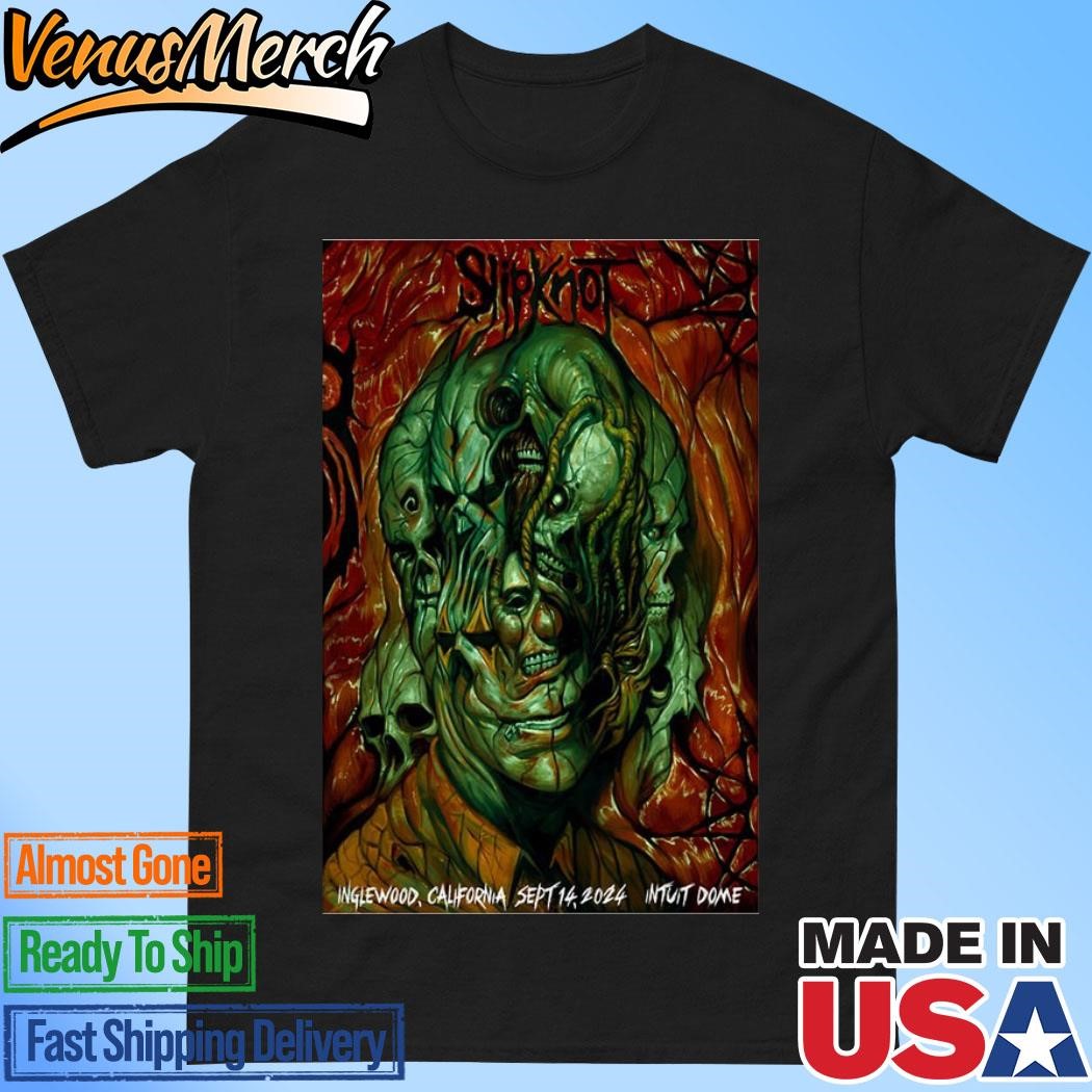 Official Slipknot September 14, 2024 In Inglewood, CA Tour Poster Shirt