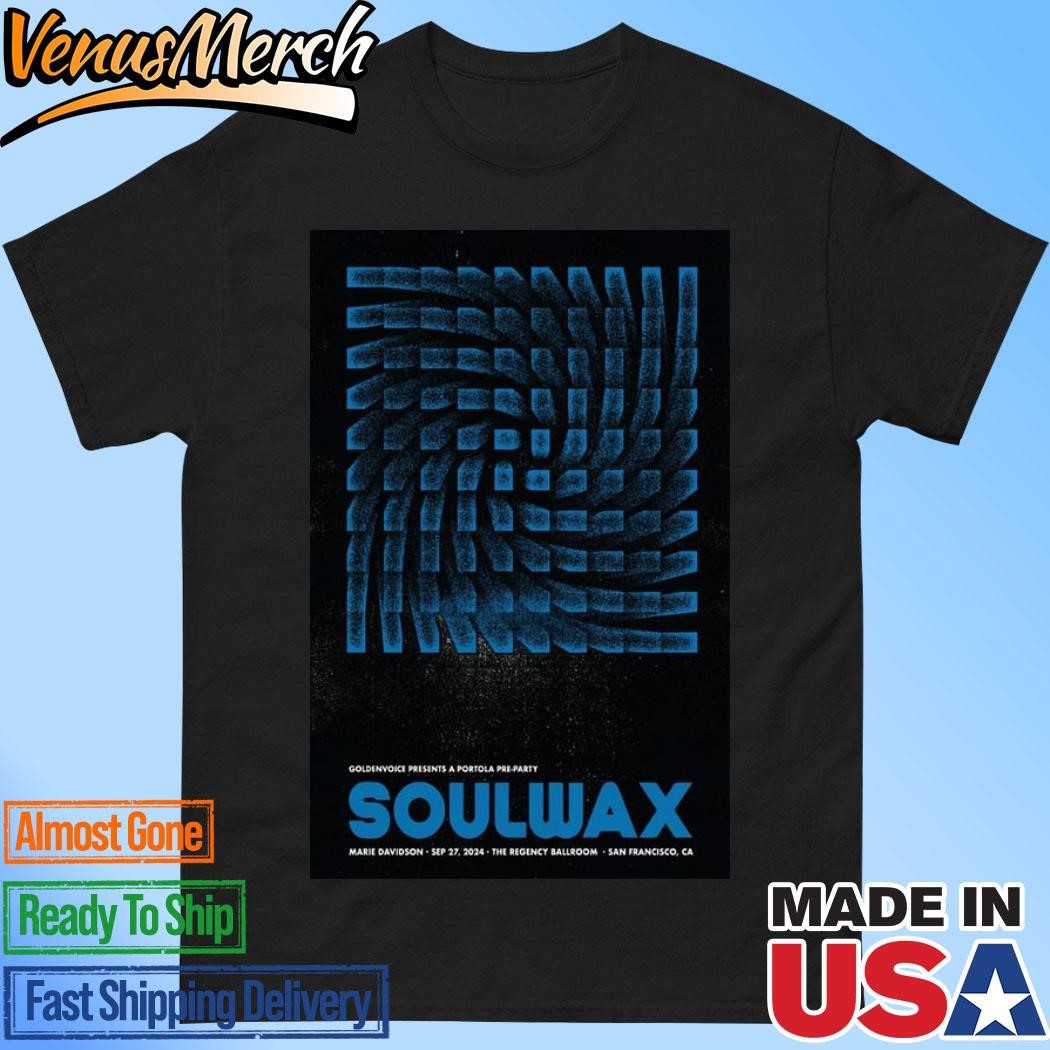 Official Soulwax Sep 27 2024 The Regency Ballroom in San Francisco CA Tour Poster Shirt