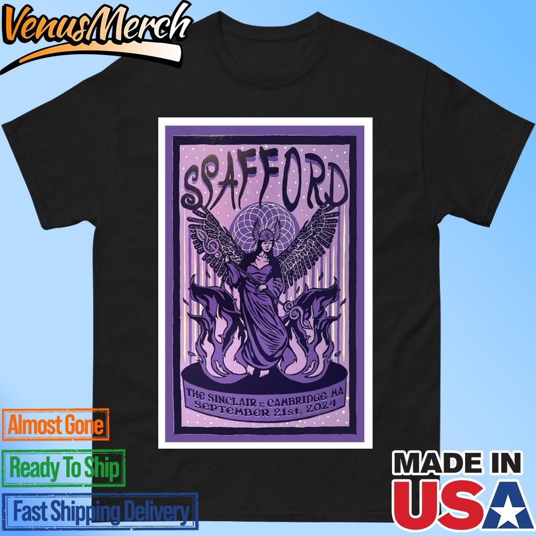 Official Spafford In Cambridge, MA On September 21 2024 Tour Poster Shirt