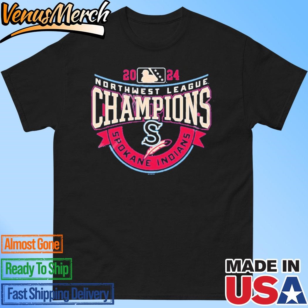 Official Spokane Indians 2024 Northwest League Champions T-Shirt