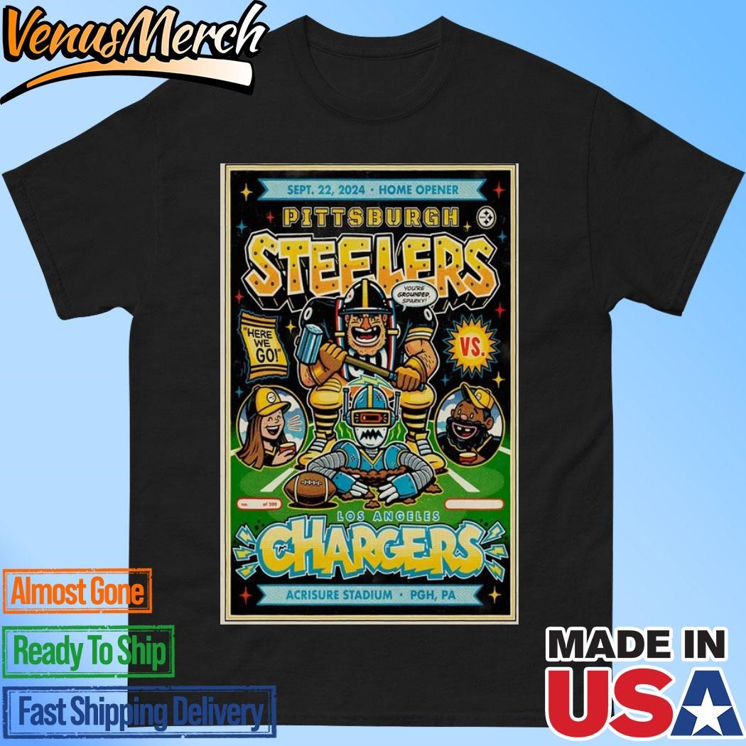 Official Steelers On September 22 2024 At Acrisure Stadium, Pittsburgh, PA Event Poster Shirt