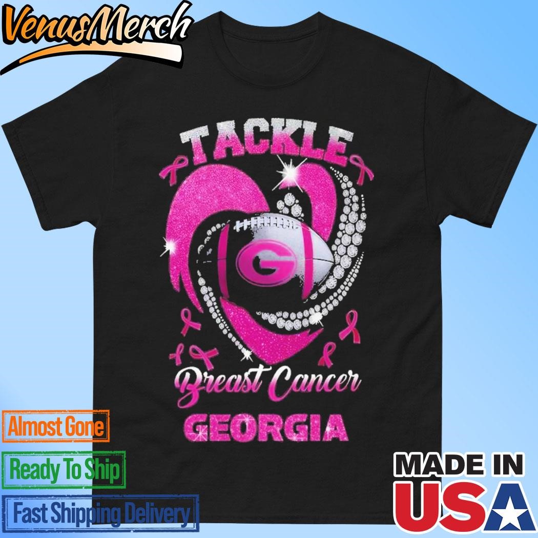 Official Tackle Breast Cancer NCAA Georgia Bulldogs 2024 T-Shirt