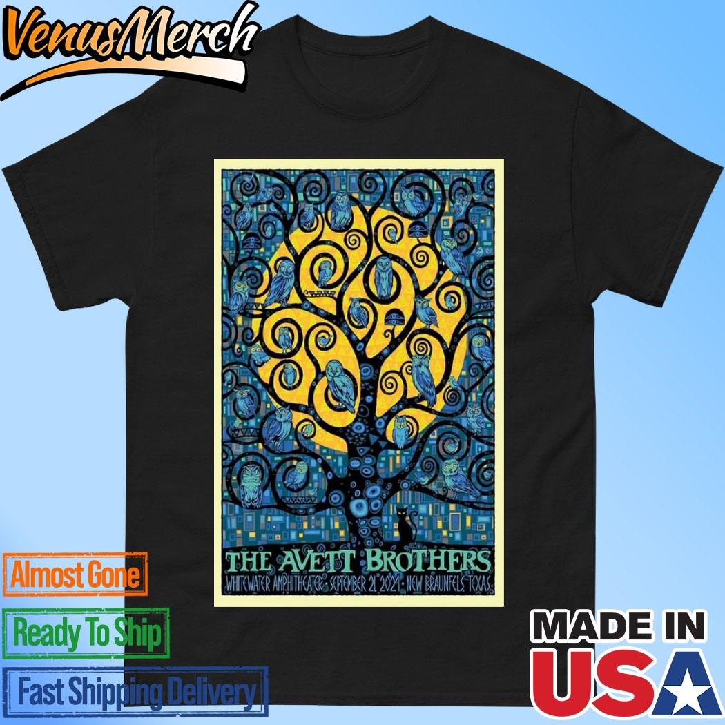 Official The Avett Brothers In New Braunfels, TX On September 21 2024 Tour Poster Shirt